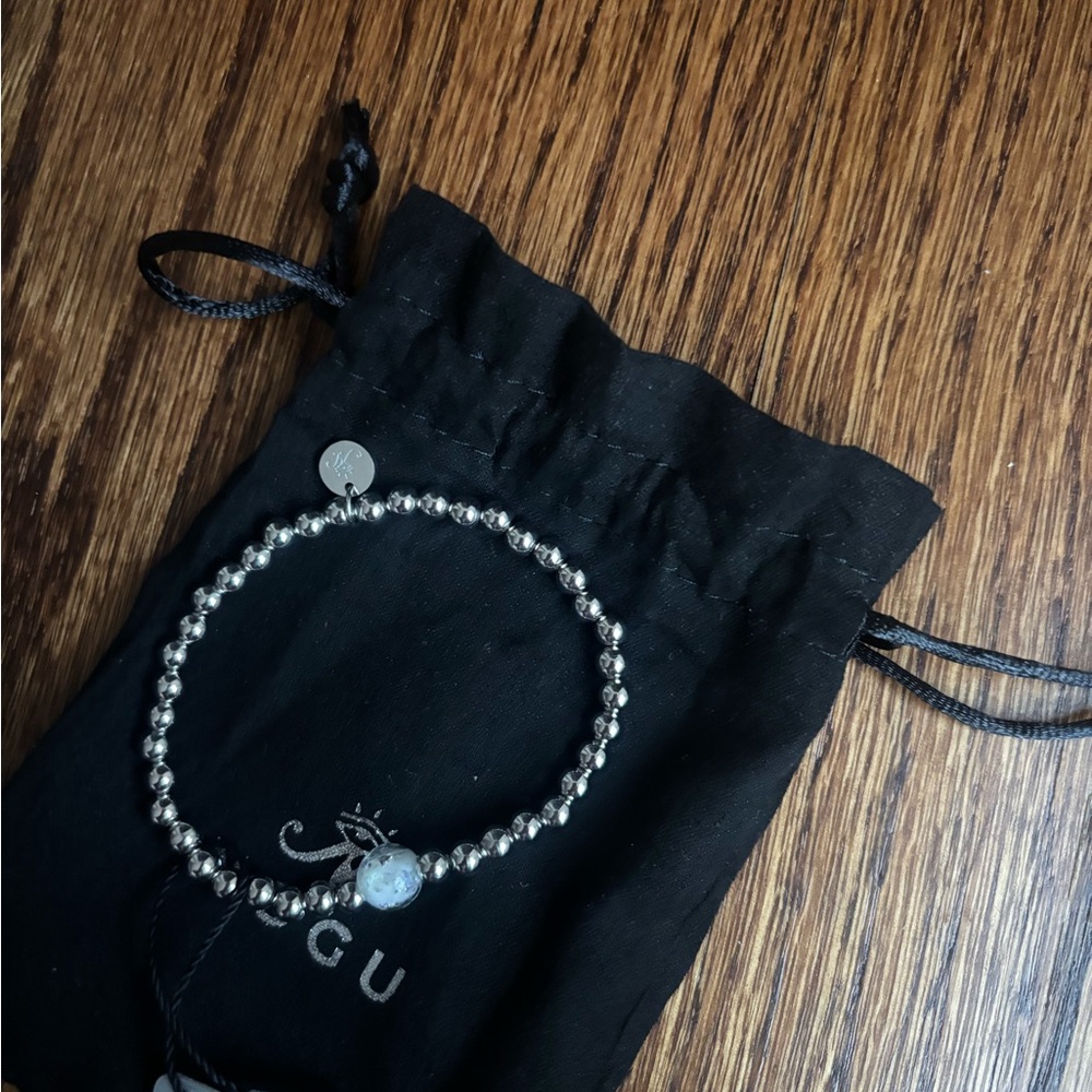 Chic Silver Beaded Bracelet by NOGU
